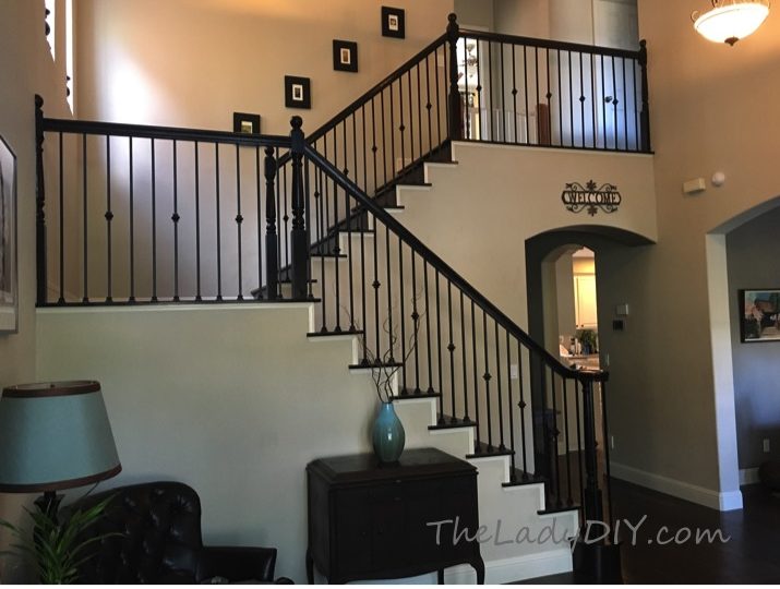 How to Install Wrought Iron Spindles - The Lady DIY